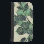 Coque Avec Portefeuille Pour Galaxy S4 Feuilles et succursales sur Arrière - plan de crèm<br><div class="desc">Des feuilles verts et des branches se reposent sur un arrière - plan crème dans cette impression de Jennifer Goldberger. Au fur et à mesure que la saison change,  les couleurs de ces feuilles restent les mêmes,  apportant un peu de consistance dans votre vie.</div>
