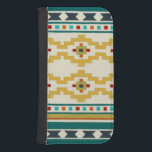 Coque Avec Portefeuille Pour Galaxy S4 Géométrie du sud-ouest III<br><div class="desc">Motifs</div>