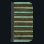 Coque Avec Portefeuille Pour Galaxy S4 Grate d'air turquoise contemporaine<br><div class="desc">Une grille d'air turquoise contemporaine fait l'objet de cette oeuvre de Jennifer Goldberger. Des taches de rouille apparaissent sur la grille,  lui donnant une sensation bien utilisée. Une impression amusante,  commandez la vôtre aujourd'hui !</div>