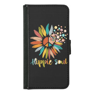 Coque Avec Portefeuille Pour Galaxy S5 Hippie Soul Samsung Galaxy Wallet Case