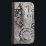 Coque Avec Portefeuille Pour Galaxy S4 Juxtaposition II<br><div class="desc">Floral</div>