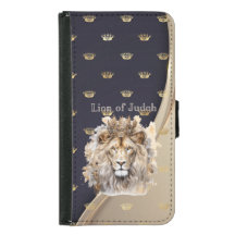 Lion de Juda chic beige marine or couronne
