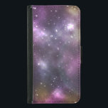 Coque Avec Portefeuille Pour Galaxy S5 Nebula Cool colorée et étoiles dans l'espace<br><div class="desc">Une image éthérée lumineuse contenant de nombreux amas d'étoiles scintillants et nébuleuses, retrouvée loin dans l'espace profond. Couleurs vives et vives de rose vif, lavande douce, violet royal, avec quelques teintes de cuivre et d'or aussi. Cette belle et frappante image d'une galaxie plairait aux amateurs d'astronomie, aux geeks et à...</div>