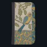 Coque Avec Portefeuille Pour Galaxy S4 Oiseau jaune et bleu Turquoise perché sur une bran<br><div class="desc">Cette belle peinture d'un oiseau jaune et bleu turquoise sur une branche s'adapterait parfaitement à n'importe quel produit Zazzle. Le tableau de Chariklia Zarris,  inspiré du collage,  est composé de nombreux motifs,  fleurs et feuilles différents. Commandez aujourd'hui !</div>