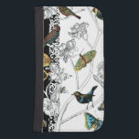 Coque Avec Portefeuille Pour Galaxy S4 Oiseaux et papillon sur un arrière - plan noir et<br><div class="desc">L'artiste Chariklia Zarris est un peintre et un concepteur doués. Elle aime peindre des oiseaux et les animaux sauvages et cette image n'est aucune exception. Les couleurs vives des oiseaux et des papillons sont accentuées par les branches noires et blanches à l'arrière-plan.</div>