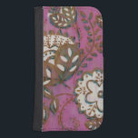 Coque Avec Portefeuille Pour Galaxy S4 Ornement radiant I<br><div class="desc">Floral</div>