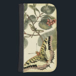 Coque Avec Portefeuille Pour Galaxy S4 Papillon et libellule à fleurs rouges<br><div class="desc">Vision Studio a créé cette scène captivante d'un papillon et d'une libellule flottant près d'un groupe de fleurs rouges. Si vous aimez la nature,  vous devriez obtenir cette impression pour vous-même. Il ferait aussi un cadeau extraordinaire pour quelqu'un de spécial dans votre vie!</div>