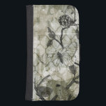 Coque Avec Portefeuille Pour Galaxy S4 Papillons arabes II<br><div class="desc">Papillons et insectes</div>