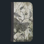 Coque Avec Portefeuille Pour Galaxy S4 Papillons Arabesques I<br><div class="desc">Papillons et insectes</div>