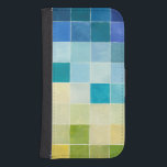 Coque Avec Portefeuille Pour Galaxy S4 Paysage avec les carrés Pixilated multicolores<br><div class="desc">Megan Meagher a créé ce morceau utilisant un style connu sous le nom de pixilation numérique. Programmes informatiques d'utilisation d'artistes pour concevoir et dessiner leurs morceaux,  produisant les rendus impressionnistes des arrangements de monde réel. Si vous aimez abstrait,  l'art expérimental cette copie est pour vous !</div>