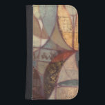 Coque Avec Portefeuille Pour Galaxy S4 Peinture Abstraite de feuilles florales par Norman<br><div class="desc">Des motifs Abstraits de feuilles florales peuplent ce tableau de Norman Wyatt. La coloration foncée de la pièce aide les portions dorées à s'ouvrir encore plus,  ajoutant de la vie à l'oeuvre. Cela ferait un grand cadeau à quelqu'un qui aime l'art contemporain !</div>
