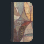 Coque Avec Portefeuille Pour Galaxy S4 Peinture Abstraite de feuilles florales par Norman<br><div class="desc">Des motifs Abstraits de feuilles florales peuplent ce tableau de Norman Wyatt. La coloration foncée de la pièce aide les portions dorées à s'ouvrir encore plus,  ajoutant de la vie à l'oeuvre. Cela ferait un grand cadeau à quelqu'un qui aime l'art contemporain !</div>