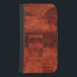 Coque Avec Portefeuille Pour Galaxy S4 Peinture de Crimson profonde avec formes géométriq<br><div class="desc">Si vous aimez le rouge,  c'est l'impression pour vous. Les formes géométriques peuplent l'arrière - plan. Prenez la main sur cette magnifique impression dès aujourd'hui !</div>