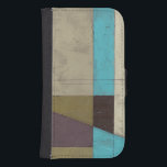 Coque Avec Portefeuille Pour Galaxy S4 Peinture minimaliste contemporaine avec couleur pr<br><div class="desc">Qu'obtenez-vous lorsque vous mélangez une verve minimaliste avec une couleur riche et profonde ? Vous obtenez cette merveilleuse peinture contemporaine Jennifer Goldberger. Plum,  bleu clair et gris mélangent pour donner vie à cette pièce. Achète ta copie aujourd'hui !</div>
