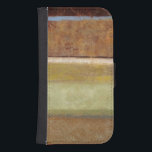 Coque Avec Portefeuille Pour Galaxy S4 Peinture moderne dans les tons de terre par Norman<br><div class="desc">Des tons de terre sains imprègnent ce tableau moderne de Norman Wyatt. Les couleurs de la pièce se mélangent merveilleusement,  et seraient très belles dans n'importe quelle chambre de votre maison. Il ferait aussi un cadeau extraordinaire !</div>