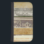 Coque Avec Portefeuille Pour Galaxy S4 Peinture Motif Tribale contemporaine<br><div class="desc">Un tableau motif tribal contemporain qui mélange le béton avec l'abstrait. Couleur de plusieurs panneaux à côté de l'autre,  racontant une histoire complexe. Cela ferait un grand cadeau à un être cher!</div>