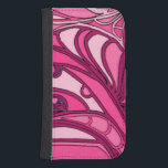 Coque Avec Portefeuille Pour Galaxy S4 Peinture rose abstraite de panneau<br><div class="desc">Une copie de Daliesque,  cette peinture rose abstraite par Tina Kafantaris comporte les lignes tordues et fondues segmentées dans trois panneaux. Une copie surréaliste vibrante qui semblerait grande sur un certain nombre de produits. Obtenez le vôtre aujourd'hui !</div>
