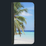 Coque Avec Portefeuille Pour Galaxy S5 Plage tropicale Turquoise Eau Sable blanc<br><div class="desc">Belle plage tropicale à l'eau turquoise. Plage de sable blanc ciel bleu à Paradise.</div>