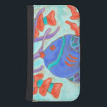 Coque Avec Portefeuille Pour Galaxy S4 Poisson de couleur pop<br><div class="desc">Ce tableau de Nancy Slocum capture la belle vie aquatique sous les mers. Il représente des poissons de couleur nageant dans l'océan bleu. Cette image ajoutera de la couleur à tout salon ou chambre d'enfants.</div>