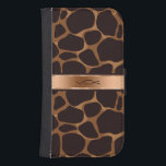 Coque Avec Portefeuille Pour Galaxy S4 Poster de animal Léopard Brown et cuivre monogramm<br><div class="desc">Élégant empreinte de léopard de ton brun et cuivre avec accents de cuivre métallique et monogramme personnalisable. Si vous avez besoin d'aide pour customiser, changer de couleur ou autre chose à l'un de mes designs, contactez le concepteur ArtOnWear. Mise en forme de texte gratuite avec aide en direct disponible sur...</div>