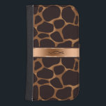 Coque Avec Portefeuille Pour Galaxy S4 Poster de animal Léopard Brown et cuivre monogramm<br><div class="desc">Élégant empreinte de léopard de ton brun et cuivre avec accents de cuivre métallique et monogramme personnalisable. Si vous avez besoin d'aide pour customiser, changer de couleur ou autre chose à l'un de mes designs, contactez le concepteur ArtOnWear. Mise en forme de texte gratuite avec aide en direct disponible sur...</div>