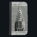 Coque Avec Portefeuille Pour Galaxy S4 Rues de New York avec l'Empire State Building<br><div class="desc">Avez-vous été à New York ? Alors vous aimerez cette copie des rues de la ville avec un encart de l'Empire State Building. Achetez ce morceau et apportez-vous plus près de grand Apple !</div>