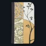 Coque Avec Portefeuille Pour Galaxy S4 Silhouette clairsemée d'arbre par Megan Meagher<br><div class="desc">Un arbre clairsemé atteint à la lumière dans ce morceau par Meagan Meagher. La silhouette donne à la peinture une sensation hantée,  même pendant que les jaunes et l'orange suggèrent un éclat et une légèreté.</div>