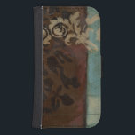 Coque Avec Portefeuille Pour Galaxy S4 Tapisserie abstraite de damassé par Jennifer<br><div class="desc">Turquoise de batailles de brun dans cette copie abstraite de tapisserie de damassé par Jennifer Goldberger. Les motifs subtils donnent le mouvement de morceau. Obtenez le vôtre aujourd'hui !</div>