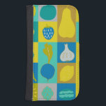 Coque Avec Portefeuille Pour Galaxy S4 Veggie Blocks I<br><div class="desc">Décorations pour la maison</div>