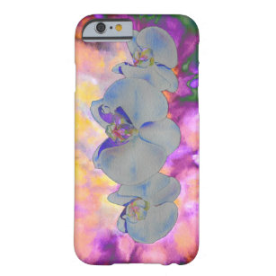 Coque Barely There iPhone 6 Aquarelle Abstraite orchidées tropicales