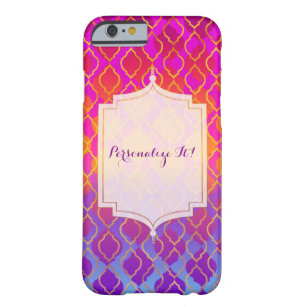 Coque Barely There iPhone 6 Couleurs vives Arabian Marocain Glam Indien Person