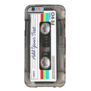 Coque Barely There iPhone 6 Drôle Vintage 80s Retro Music cassette