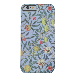 Coque Barely There iPhone 6 Guillaume Morris Fruit Pomegranate Blue Orament