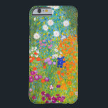 Coque Barely There iPhone 6 Gustav Klimt Bauerngarten Flower Garden Art<br><div class="desc">Gustav Klimt Bauerngarten Flower Garden Fine Art Téléphone</div>