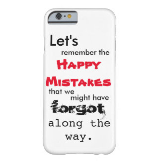 Coque Barely There iPhone 6 Happy Mistakes Lyrics iPhone 6 Coque
