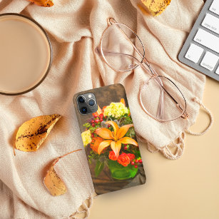 Coque Barely There iPhone 6 Marigolds, Hydrangea, Lilies Floral Automne