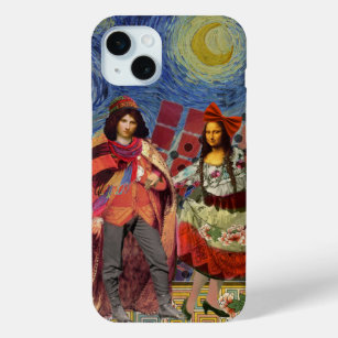 Coque Case-Mate iPhone Mona Lisa Romantic Funny Art coloré