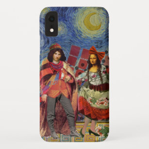 Coque Case-Mate Pour iPhone Mona Lisa Romantic Funny Art coloré