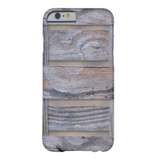 Coque Barely There iPhone 6 Motif en bois rustique de texture