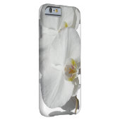 Coque Barely There iPhone 6 Orchidées tropicales blanches (Dos/Droite)