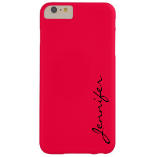 Coque Barely There iPhone 6 Plus Arrière - plan de couleur rose américain