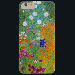 Coque Barely There iPhone 6 Plus Gustav Klimt Bauerngarten Flower Garden Art<br><div class="desc">Gustav Klimt Bauerngarten Flower Garden Fine Art Téléphone</div>