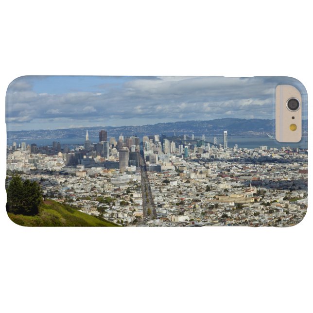 Coque Barely There iPhone 6 Plus Horizon de San Francisco (Dos (Horizontal))