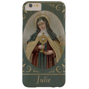 Coque Barely There iPhone 6 Plus Sainte Claire d'Assise avec l'Eucharistie
