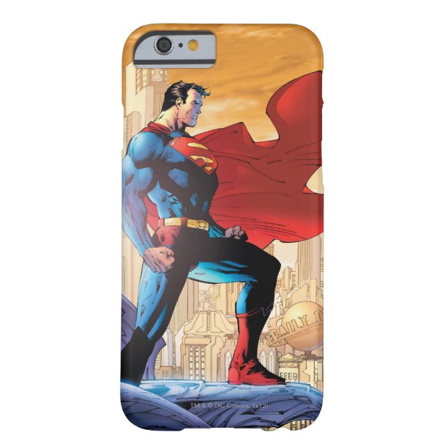 Coque Barely There iPhone 6 Superman Daily Planet (Dos)
