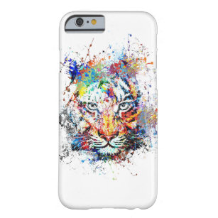 Coque Barely There iPhone 6 Tigre peinture Abstraite