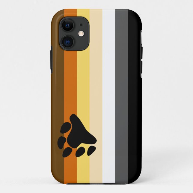 Coque Bear Flag iPhone 5 (Dos)