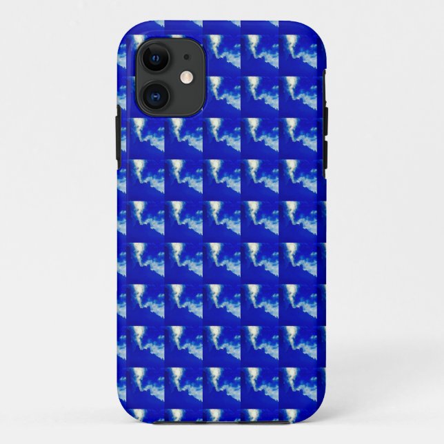 coque blanc bleu (Dos)
