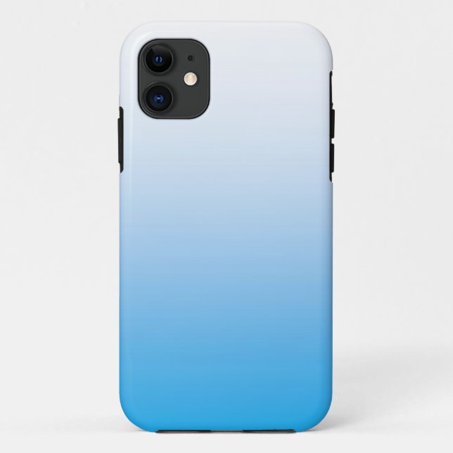 Coque bleu pâle à deux tons coque iphone (Dos)