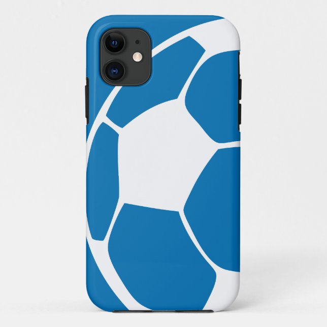 Coque Blue Abstrait Soccer iPhone 5 (Dos)
